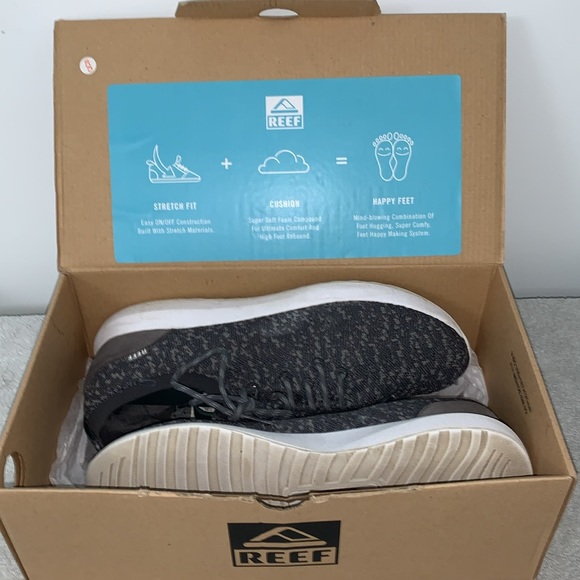 EUC Reef Cruiser Knit Sneakers Size 10 US in Gray. Very Comfortable - Picture 11 of 17